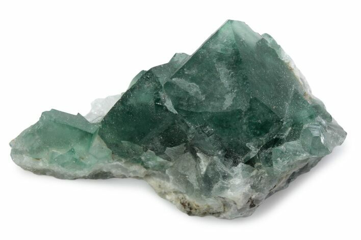 Green, Fluorescent, Cubic Fluorite Crystals - Madagascar #363393